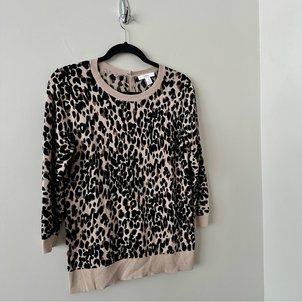 1901 - Leopard Print Spring Sweater - Picture 4 of 9